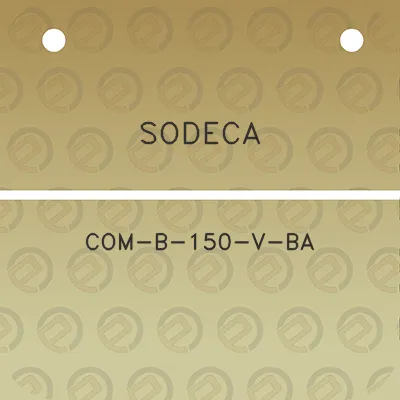 sodeca-com-b-150-v-ba