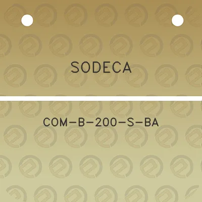 sodeca-com-b-200-s-ba