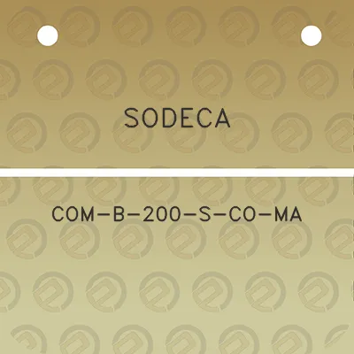 sodeca-com-b-200-s-co-ma