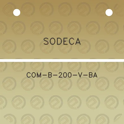 sodeca-com-b-200-v-ba