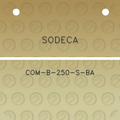 sodeca-com-b-250-s-ba