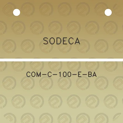 sodeca-com-c-100-e-ba