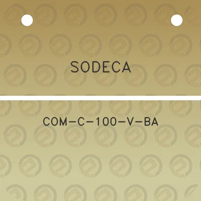 sodeca-com-c-100-v-ba