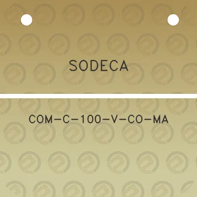 sodeca-com-c-100-v-co-ma