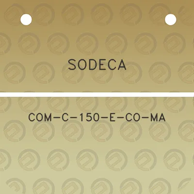 sodeca-com-c-150-e-co-ma