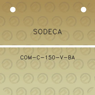 sodeca-com-c-150-v-ba