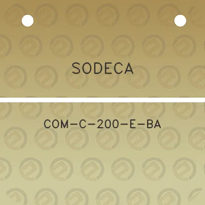 sodeca-com-c-200-e-ba