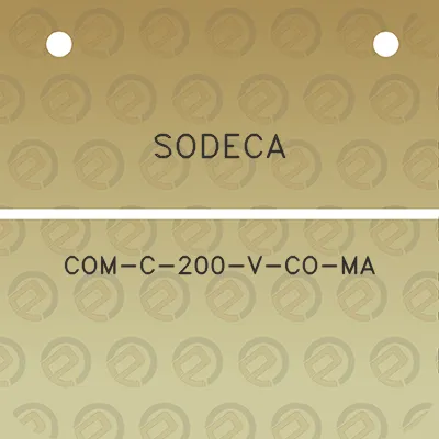 sodeca-com-c-200-v-co-ma