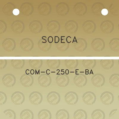 sodeca-com-c-250-e-ba