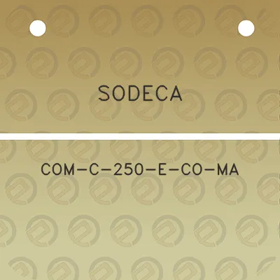 sodeca-com-c-250-e-co-ma