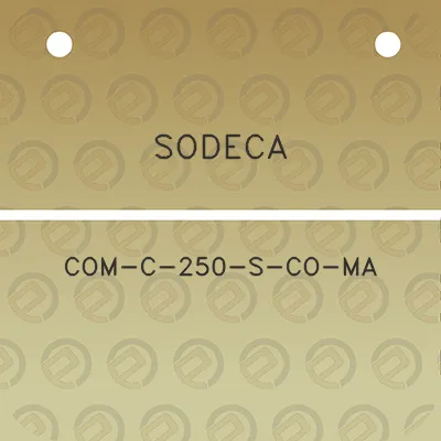 sodeca-com-c-250-s-co-ma