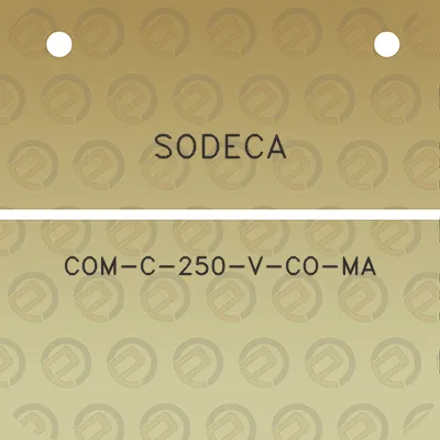 sodeca-com-c-250-v-co-ma