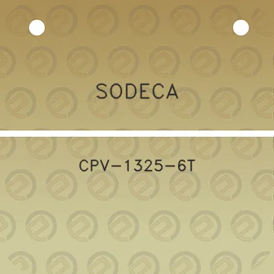 sodeca-cpv-1325-6t