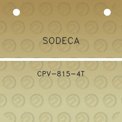 sodeca-cpv-815-4t