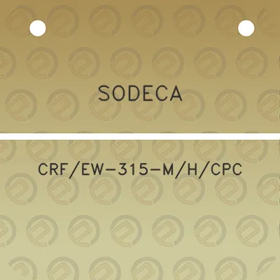 sodeca-crfew-315-mhcpc