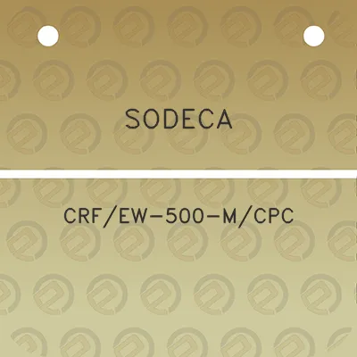 sodeca-crfew-500-mcpc