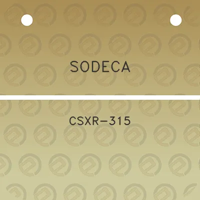 sodeca-csxr-315