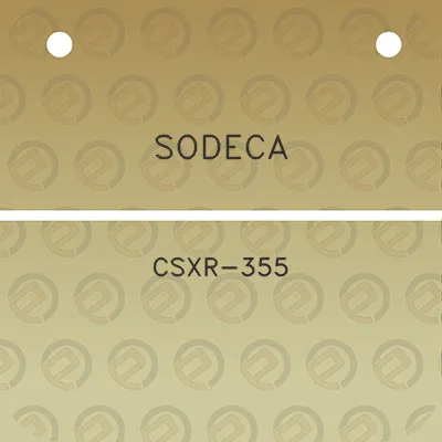 sodeca-csxr-355