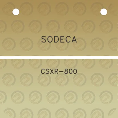 sodeca-csxr-800