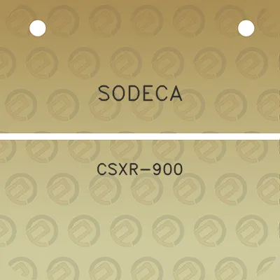 sodeca-csxr-900