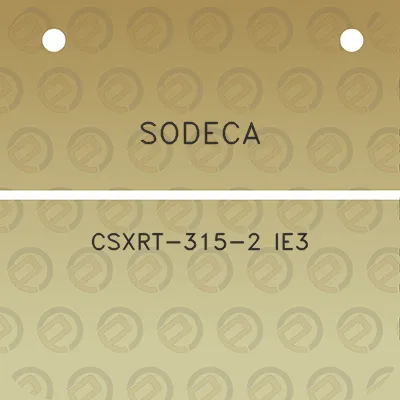 sodeca-csxrt-315-2-ie3