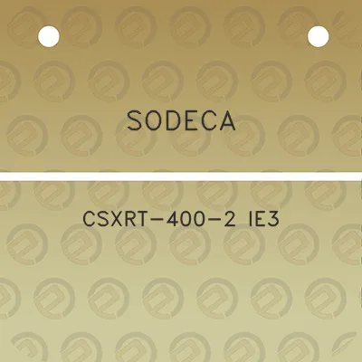 sodeca-csxrt-400-2-ie3