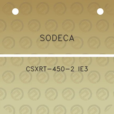 sodeca-csxrt-450-2-ie3