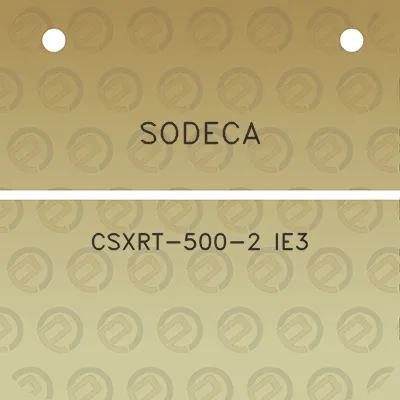 sodeca-csxrt-500-2-ie3