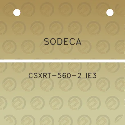 sodeca-csxrt-560-2-ie3