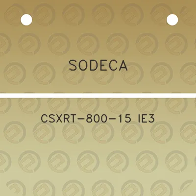 sodeca-csxrt-800-15-ie3