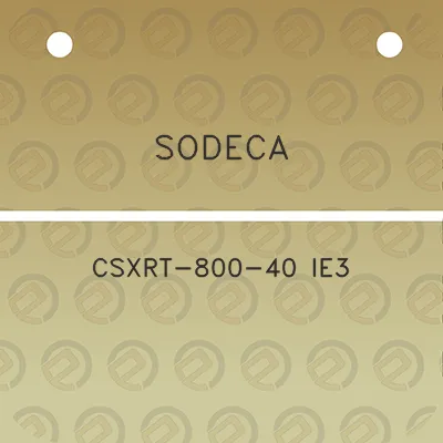 sodeca-csxrt-800-40-ie3