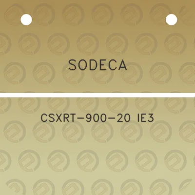 sodeca-csxrt-900-20-ie3