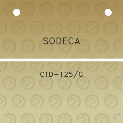 sodeca-ctd-125c