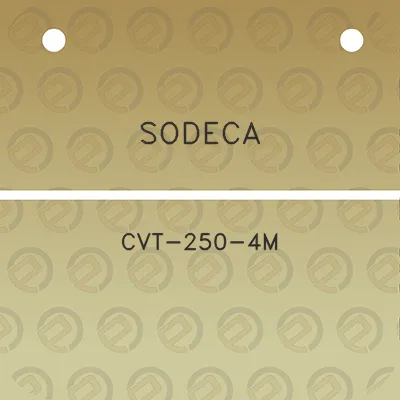 sodeca-cvt-250-4m