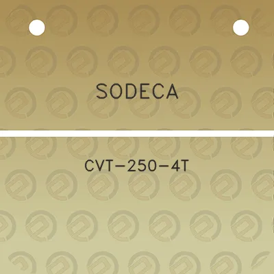 sodeca-cvt-250-4t