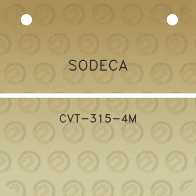 sodeca-cvt-315-4m