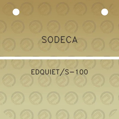 sodeca-edquiets-100