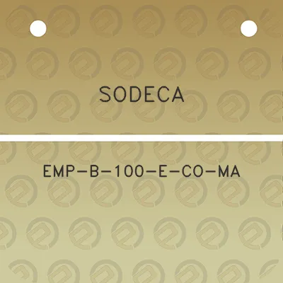 sodeca-emp-b-100-e-co-ma