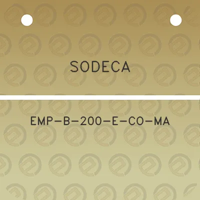 sodeca-emp-b-200-e-co-ma