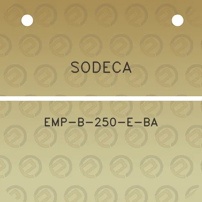 sodeca-emp-b-250-e-ba