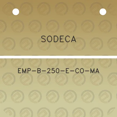 sodeca-emp-b-250-e-co-ma