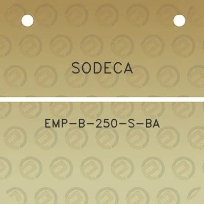 sodeca-emp-b-250-s-ba