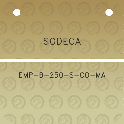 sodeca-emp-b-250-s-co-ma