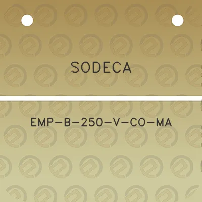 sodeca-emp-b-250-v-co-ma