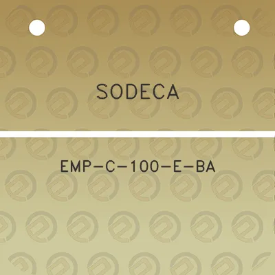 sodeca-emp-c-100-e-ba