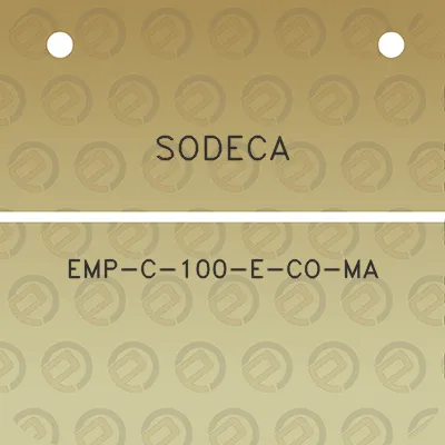 sodeca-emp-c-100-e-co-ma