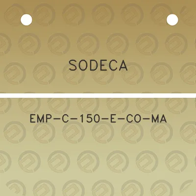 sodeca-emp-c-150-e-co-ma