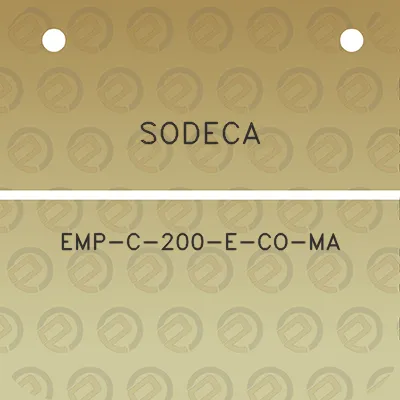 sodeca-emp-c-200-e-co-ma