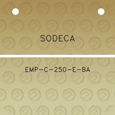 sodeca-emp-c-250-e-ba