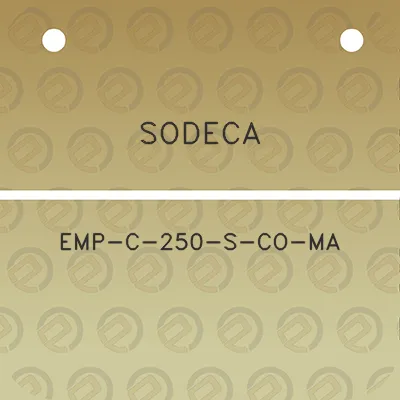 sodeca-emp-c-250-s-co-ma